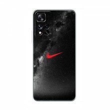 Чехол для Редми Нот 11 Про Плюс - с принтом Найк (AlphaPrint) Nike 1 - купить на Floy.com.ua
