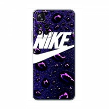 Чехол для Редми Нот 11 Про Плюс - с принтом Найк (AlphaPrint) Nike-фиолетовый - купить на Floy.com.ua