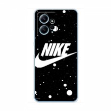 Чехол для Редми Ноут 12 - с принтом Найк (AlphaPrint) Nike с фоном - купить на Floy.com.ua