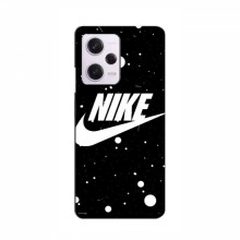 Чехол для Редми Ноут 12 Про (5G) - с принтом Найк (AlphaPrint) Nike с фоном - купить на Floy.com.ua