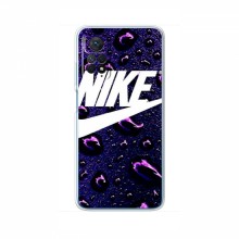 Чехол для Редми Нот 12 Про (4G) - с принтом Найк (AlphaPrint) Nike-фиолетовый - купить на Floy.com.ua