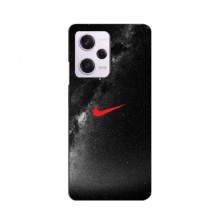 Чехол для Редми Ноут 12 Про Плюс - с принтом Найк (AlphaPrint) Nike 1 - купить на Floy.com.ua