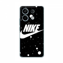 Чехол для Редми Нот 13 (5G) - с принтом Найк (AlphaPrint) Nike с фоном - купить на Floy.com.ua