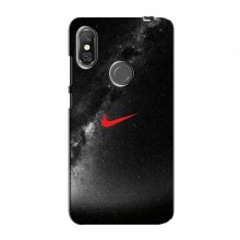 Чехол для Сяоми Редми Ноут 6 Про - с принтом Найк (AlphaPrint) Nike 1 - купить на Floy.com.ua
