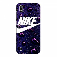 Чехол для ЗТЕ Блейд А7 2019 - с принтом Найк (AlphaPrint) Nike-фиолетовый - купить на Floy.com.ua