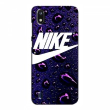 Чехол для ЗТЕ Блейд А7 - с принтом Найк (AlphaPrint) Nike-фиолетовый - купить на Floy.com.ua