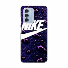 Чехол для ZTE Blade V40 - с принтом Найк (AlphaPrint) Nike-фиолетовый - купить на Floy.com.ua