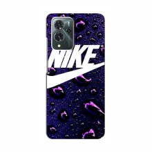 Чехол для ЗТЕ Блейд В40 Про - с принтом Найк (AlphaPrint) Nike-фиолетовый - купить на Floy.com.ua