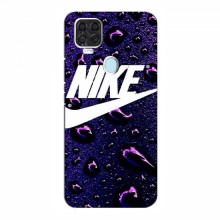 Чехол для ЗТЕ Блейд В2020 - с принтом Найк (AlphaPrint) Nike-фиолетовый - купить на Floy.com.ua