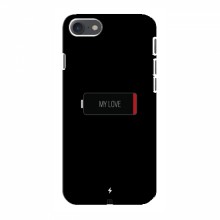 Чехол для Айфон 8 - с принтом (Новинки) (AlphaPrint) Battary Love - купить на Floy.com.ua