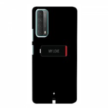 Чехол для Huawei P Smart 2021 - с принтом (Новинки) (AlphaPrint) Battary Love - купить на Floy.com.ua