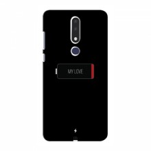 Чехол для Nokia 3.1 Plus - с принтом (Новинки) (AlphaPrint) Battary Love - купить на Floy.com.ua