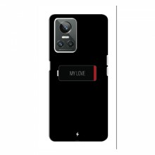 Чехол для RealMe GT Neo 3 - с принтом (Новинки) (AlphaPrint) Battary Love - купить на Floy.com.ua
