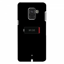 Чехол для Samsung A8, A8 2018, A530F - с принтом (Новинки) (AlphaPrint) Battary Love - купить на Floy.com.ua