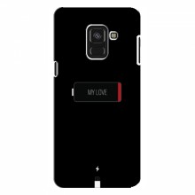 Чехол для Samsung A8 Plus , A8 Plus 2018, A730F - с принтом (Новинки) (AlphaPrint) Battary Love - купить на Floy.com.ua