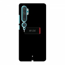 Чехол для Xiaomi Mi 10 Pro - с принтом (Новинки) (AlphaPrint) Battary Love - купить на Floy.com.ua