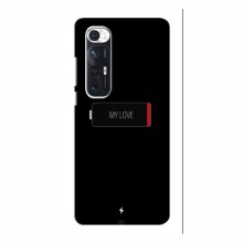 Чехол для Xiaomi Mi 10s - с принтом (Новинки) (AlphaPrint) Battary Love - купить на Floy.com.ua