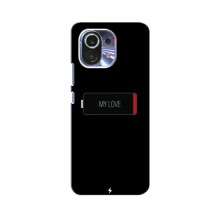 Чехол для Xiaomi Mi 11 Pro - с принтом (Новинки) (AlphaPrint) Battary Love - купить на Floy.com.ua