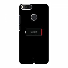 Чехол для Xiaomi Mi A1 / Mi 5X - с принтом (Новинки) (AlphaPrint) Battary Love - купить на Floy.com.ua