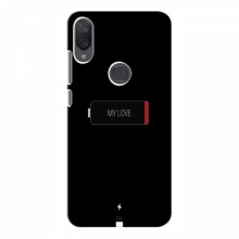 Чехол для Xiaomi Mi Play - с принтом (Новинки) (AlphaPrint) Battary Love - купить на Floy.com.ua