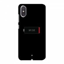 Чехол для Xiaomi Mi8 Pro - с принтом (Новинки) (AlphaPrint) Battary Love - купить на Floy.com.ua