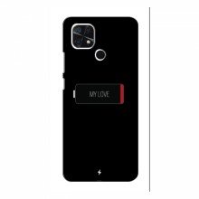 Чехол для Xiaomi Redmi 10A - с принтом (Новинки) (AlphaPrint) Battary Love - купить на Floy.com.ua
