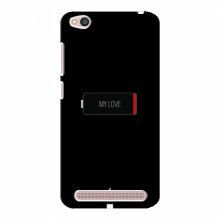 Чехол для Xiaomi Redmi 5A - с принтом (Новинки) (AlphaPrint) Battary Love - купить на Floy.com.ua