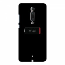 Чехол для Xiaomi Mi 9T Pro - с принтом (Новинки) (AlphaPrint) Battary Love - купить на Floy.com.ua