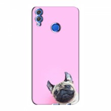 Чехол с принтом (Прикольные) для Huawei Honor 8X (AlphaPrint) Собака на розовом - купить на Floy.com.ua