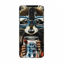 Чехол с принтом для Samsung S9 Plus - (Прикольные) (AlphaPrint) Енот в очках - купить на Floy.com.ua