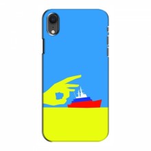 Чехол с принтом (Русский корабль...) для iPhone Xr (AlphaPrint) Щелбан кораблю - купить на Floy.com.ua