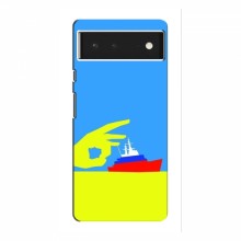 Чехол с принтом (Русский корабль...) для Google Pixel 6 Pro (AlphaPrint)