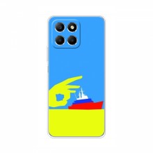 Чехол с принтом (Русский корабль...) для Huawei Honor X6a (AlphaPrint) Щелбан кораблю - купить на Floy.com.ua