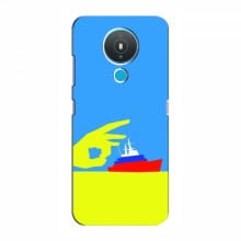 Чехол с принтом (Русский корабль...) для Nokia Nokia 1.4 (AlphaPrint) Щелбан кораблю - купить на Floy.com.ua