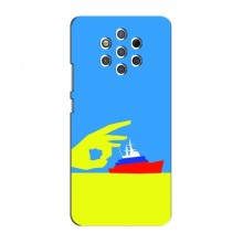 Чехол с принтом (Русский корабль...) для Nokia 9 Pure View (AlphaPrint) Щелбан кораблю - купить на Floy.com.ua