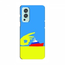 Чехол с принтом (Русский корабль...) для OnePlus Nord 2 (AlphaPrint) Щелбан кораблю - купить на Floy.com.ua