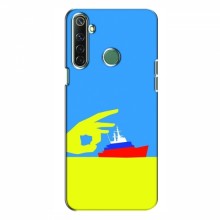 Чехол с принтом (Русский корабль...) для RealMe 6i (AlphaPrint) Щелбан кораблю - купить на Floy.com.ua