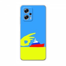 Чехол с принтом (Русский корабль...) для Xiaomi POCO X4 GT (AlphaPrint) Щелбан кораблю - купить на Floy.com.ua
