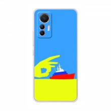 Чехол с принтом (Русский корабль...) для Xiaomi 12 Lite (AlphaPrint) Щелбан кораблю - купить на Floy.com.ua