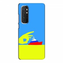 Чехол с принтом (Русский корабль...) для Xiaomi Mi Note 10 Lite (AlphaPrint) Щелбан кораблю - купить на Floy.com.ua