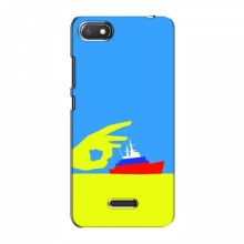 Чехол с принтом (Русский корабль...) для Xiaomi Redmi 6A (AlphaPrint) Щелбан кораблю - купить на Floy.com.ua