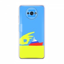 Чехол с принтом (Русский корабль...) для Xiaomi Redmi A3 (AlphaPrint) Щелбан кораблю - купить на Floy.com.ua