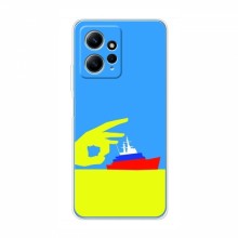 Чехол с принтом (Русский корабль...) для Xiaomi Redmi Note 12 (4G) (AlphaPrint)