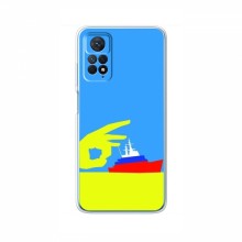 Чехол с принтом (Русский корабль...) для Xiaomi Redmi Note 12 Pro (4G) (AlphaPrint)