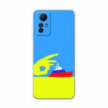 Чехол с принтом (Русский корабль...) для Xiaomi Redmi Note 12s (AlphaPrint) Щелбан кораблю - купить на Floy.com.ua