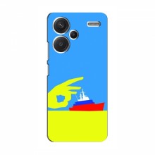 Чехол с принтом (Русский корабль...) для Xiaomi Redmi Note 13 Pro Plus (AlphaPrint)