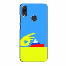 Чехол с принтом (Русский корабль...) для Xiaomi Redmi Note 7 (AlphaPrint) Щелбан кораблю - купить на Floy.com.ua