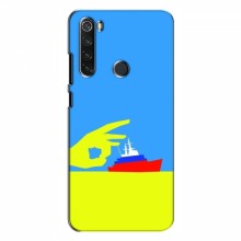 Чехол с принтом (Русский корабль...) для Xiaomi Redmi Note 8 (AlphaPrint) Щелбан кораблю - купить на Floy.com.ua