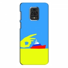 Чехол с принтом (Русский корабль...) для Xiaomi Redmi Note 9S (AlphaPrint)