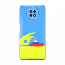 Чехол с принтом (Русский корабль...) для Xiaomi Redmi Note 9T (AlphaPrint) Щелбан кораблю - купить на Floy.com.ua